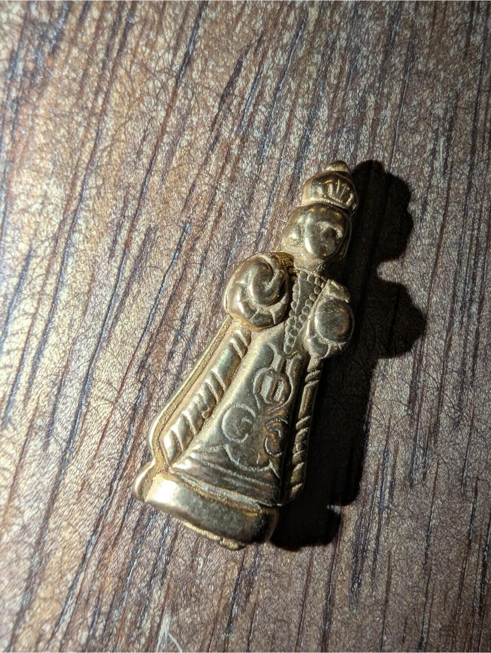 Vintage Infant Of Prague Pocket Shrine  Leather Case - Picture 3 of 6